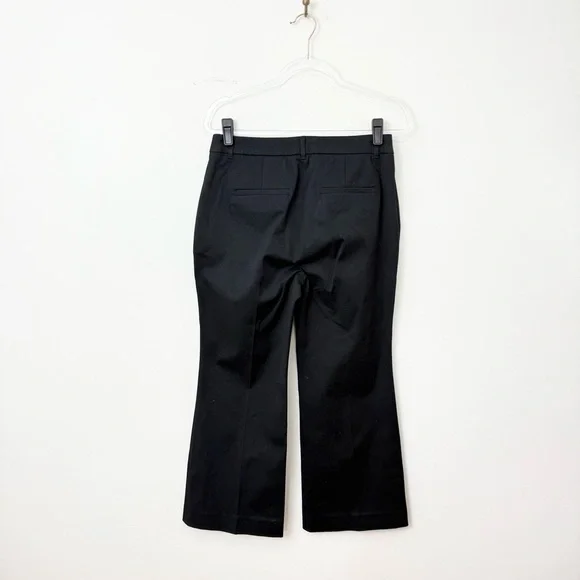 Boden Canonbury 7/8 Pants Black Stretch Tailored Cropped Trousers Size 8 - Picture 4 of 5